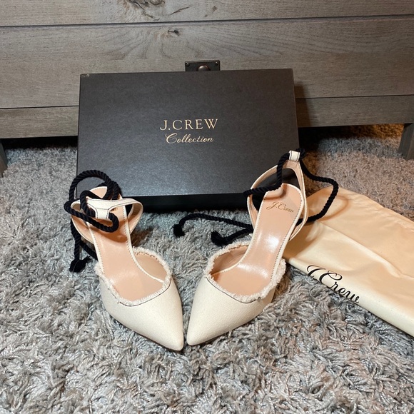 ❌SOLD❌NIB J.Crew Elsie Rope Heels Size 6 - Picture 2 of 6